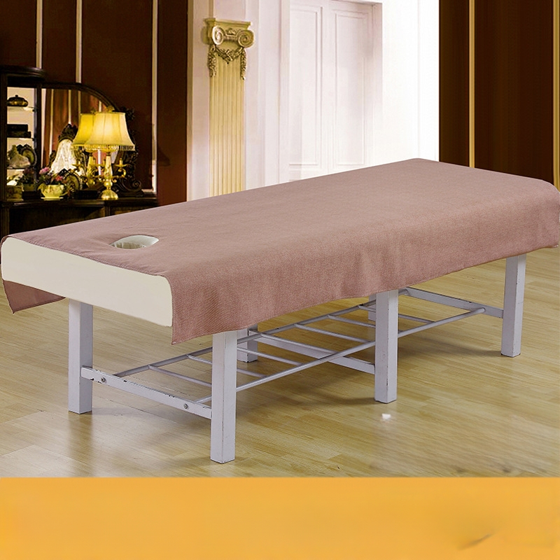 Pokrivalo za ljepotu s perforacijama, vodootporno i otporno na ulje, mješavina poliestera i pamuka, za kozmetičke salone, po narudžbi