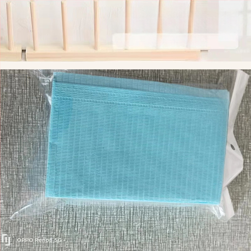 Covoraș de masă pentru manichiură, de unică folosință - Hârtie, 47 g, Dreptunghiular, Model personalizabil, Logo tipărit