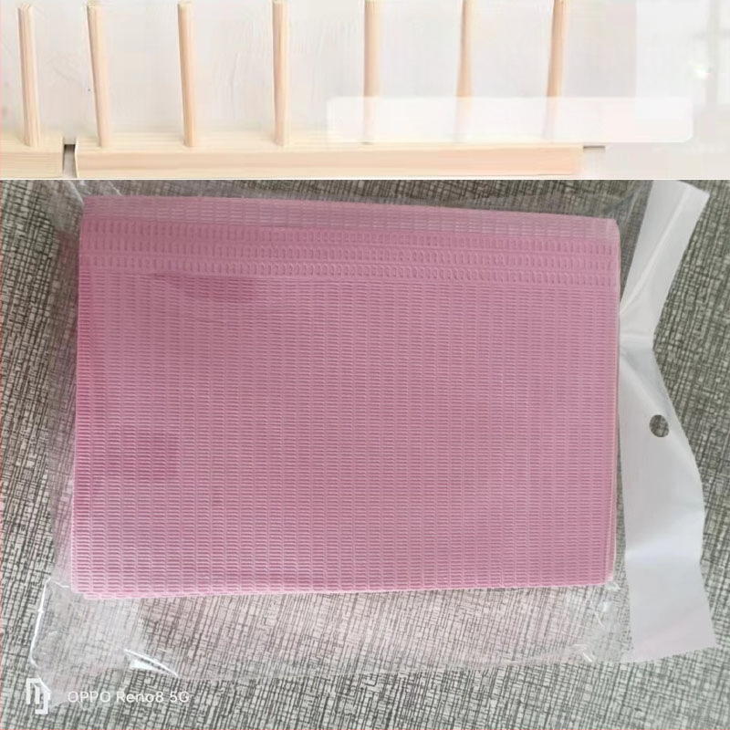 Covoraș de masă pentru manichiură, de unică folosință - Hârtie, 47 g, Dreptunghiular, Model personalizabil, Logo tipărit