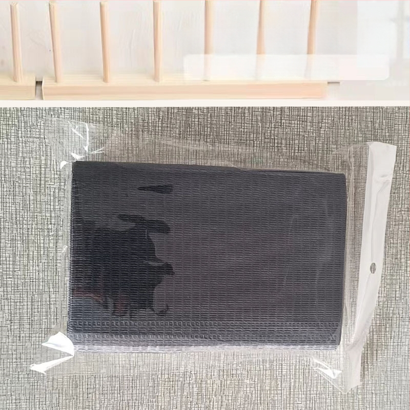 Covoraș de masă pentru manichiură, de unică folosință - Hârtie, 47 g, Dreptunghiular, Model personalizabil, Logo tipărit