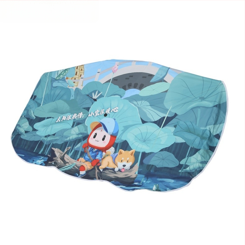 Automobilio saulės skydelis priekinio stiklo užuolaida - universalus tinkamumas, aliuminio plėvelė, teleskopinis montavimas, logotipo spauda įmanoma