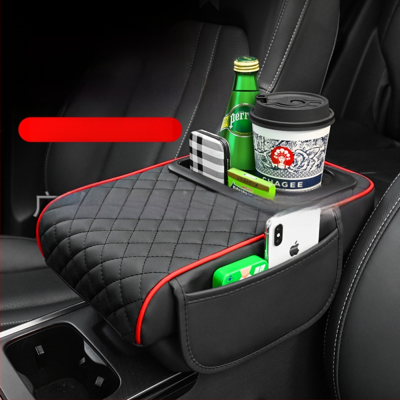 Universal εξάρτημα αυτοκινήτου με κεντρικό αγκώνα, θήκη για ποτήρι και θήκη αποθήκευσης — ABS υλικό; μάρκα Eleven; προσαρμοστικό