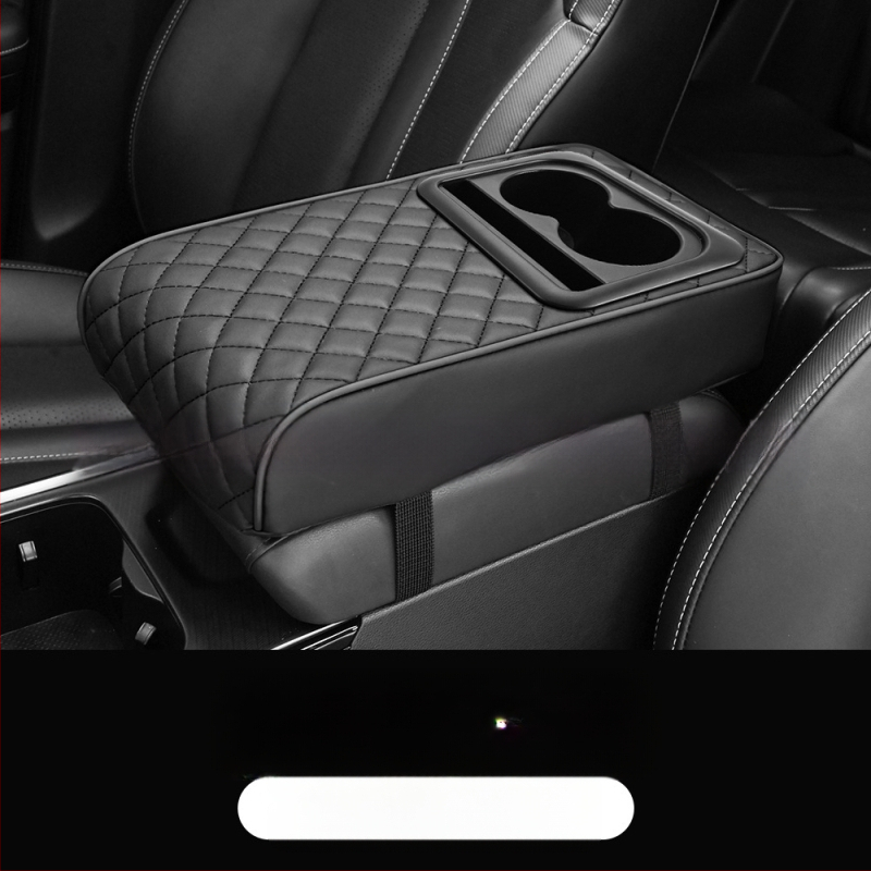 Universal εξάρτημα αυτοκινήτου με κεντρικό αγκώνα, θήκη για ποτήρι και θήκη αποθήκευσης — ABS υλικό; μάρκα Eleven; προσαρμοστικό