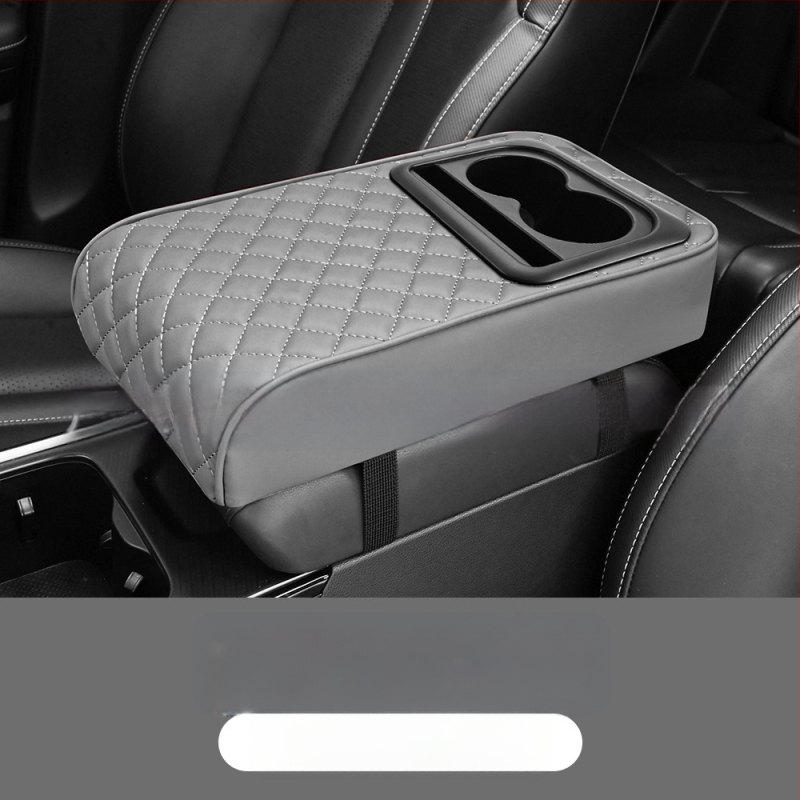 Universal εξάρτημα αυτοκινήτου με κεντρικό αγκώνα, θήκη για ποτήρι και θήκη αποθήκευσης — ABS υλικό; μάρκα Eleven; προσαρμοστικό