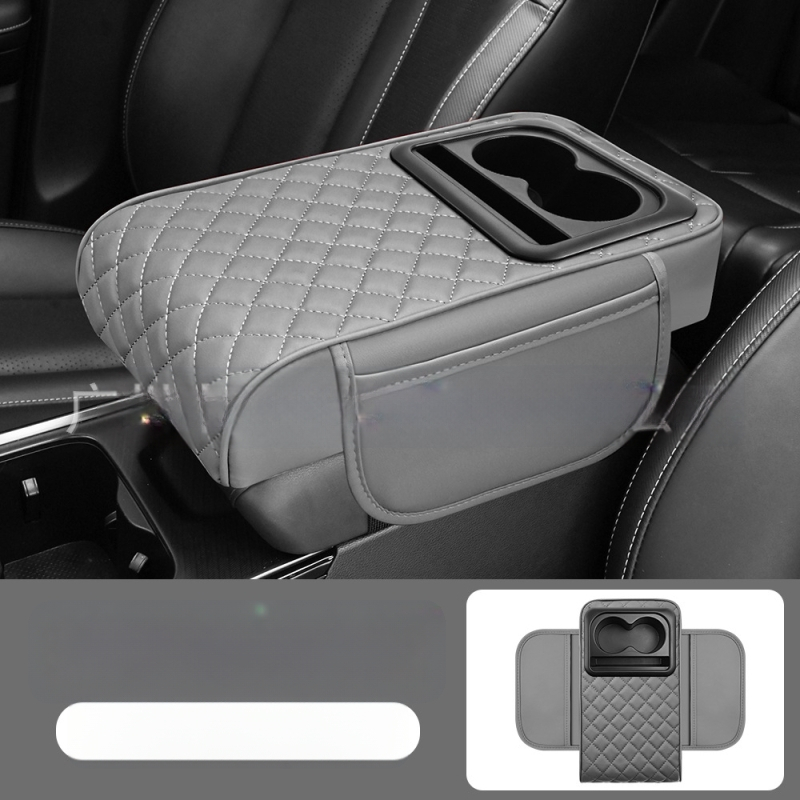 Universal εξάρτημα αυτοκινήτου με κεντρικό αγκώνα, θήκη για ποτήρι και θήκη αποθήκευσης — ABS υλικό; μάρκα Eleven; προσαρμοστικό