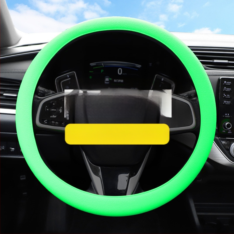 Κάλυμμα τιμονιού σιλικόνης – απορροφά τον ιδρώτα, μη ολισθηρό, κατάλληλο για όλα τα μοντέλα τιμονιού, μαλακό και λεπτό, για όλες τις εποχές