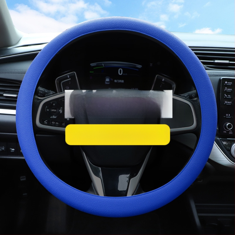 Κάλυμμα τιμονιού σιλικόνης – απορροφά τον ιδρώτα, μη ολισθηρό, κατάλληλο για όλα τα μοντέλα τιμονιού, μαλακό και λεπτό, για όλες τις εποχές