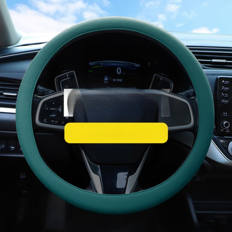 Κάλυμμα τιμονιού σιλικόνης – απορροφά τον ιδρώτα, μη ολισθηρό, κατάλληλο για όλα τα μοντέλα τιμονιού, μαλακό και λεπτό, για όλες τις εποχές