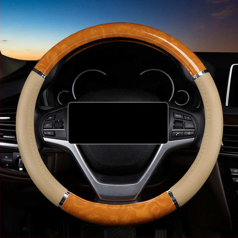 Κάλυμμα τιμονιού από συνθετικό δέρμα, τεσσάρων εποχών καθολική εφαρμογή, στυλ επιχειρηματικό