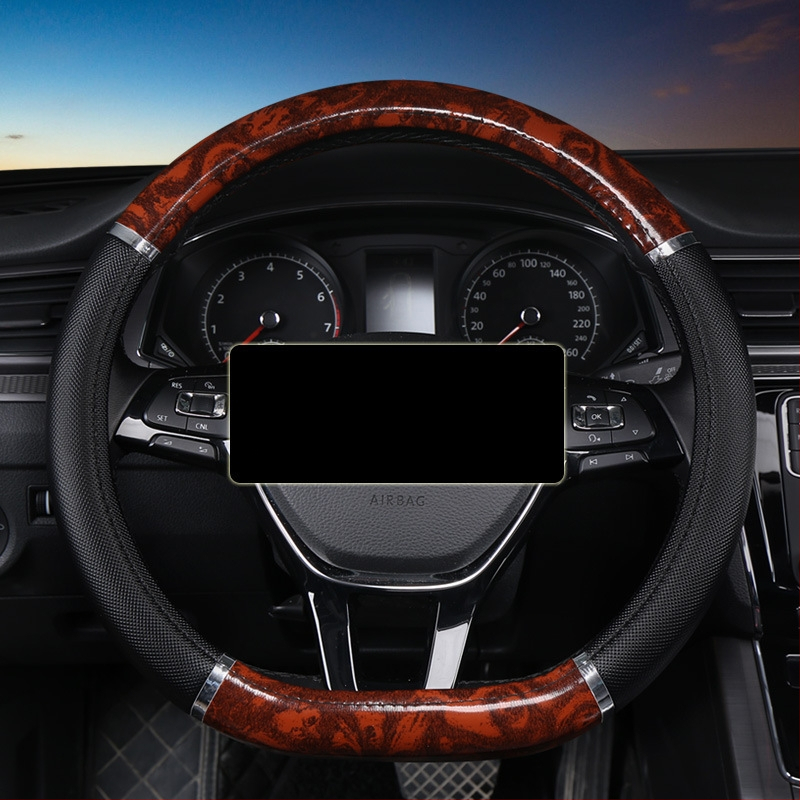 Κάλυμμα τιμονιού από συνθετικό δέρμα, τεσσάρων εποχών καθολική εφαρμογή, στυλ επιχειρηματικό