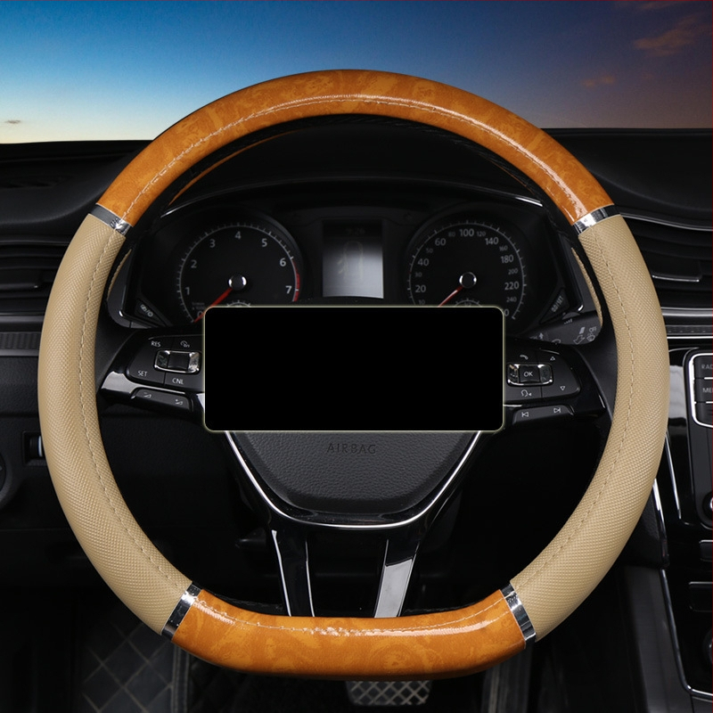 Κάλυμμα τιμονιού από συνθετικό δέρμα, τεσσάρων εποχών καθολική εφαρμογή, στυλ επιχειρηματικό