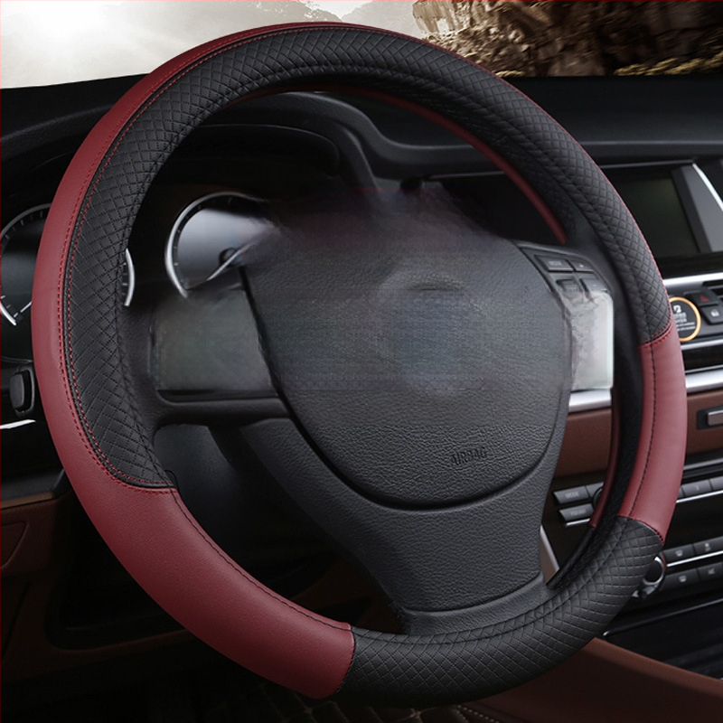 Κάλυμμα τιμονιού - αθλητικό στυλ, τεχνητό δέρμα, καθολική εγκατάσταση, τεσσάρων εποχών, Jingxi