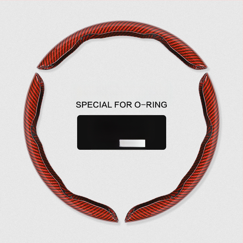 Κάλυμμα τιμονιού αυτοκινήτου με ανθρακονήμάτινο μοτίβο, υπερ-λεπτό, λαβή suede, καθολική για τέσσερις εποχές