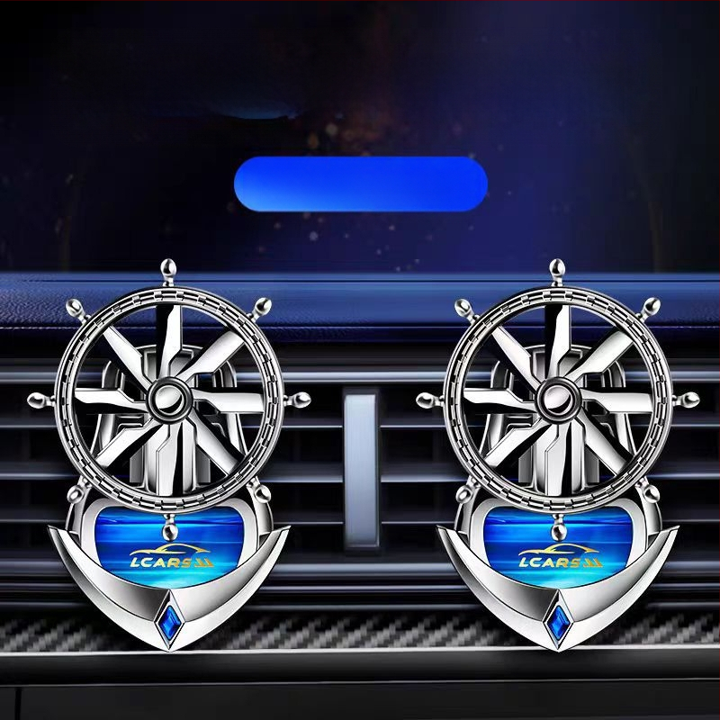 Κλιπ αρωματισμού αυτοκινήτου για αεραγωγό – κυκλικός κάτοχος αρωμάτων, ABS ηλεκτροπλατίωση, λουλουδένιο άρωμα, φρουτώδες άρωμα, 25-50 ml, εξάτμιση 61-90 ημερών