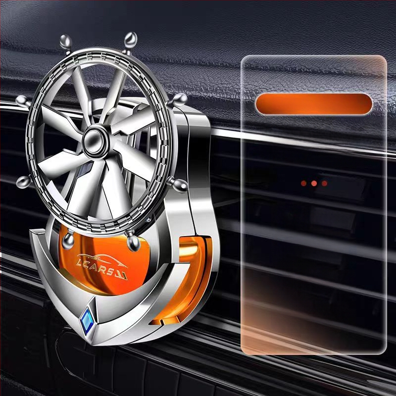 Κλιπ αρωματισμού αυτοκινήτου για αεραγωγό – κυκλικός κάτοχος αρωμάτων, ABS ηλεκτροπλατίωση, λουλουδένιο άρωμα, φρουτώδες άρωμα, 25-50 ml, εξάτμιση 61-90 ημερών