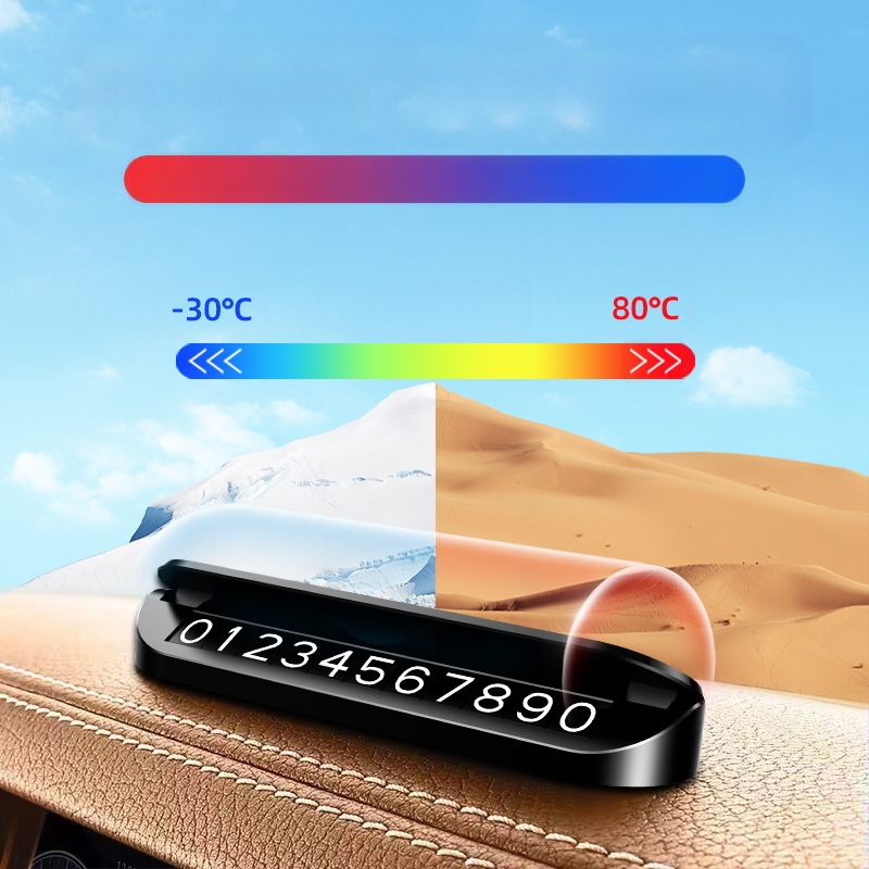 Placă de parcare temporară din plastic, model NV4, tip ascuns, logo imprimat OK, brand CARGIFT