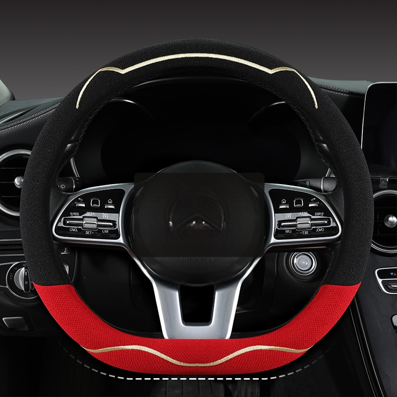 Κάλυμμα τιμονιού αυτοκινήτου, διαπνέον Ice Silk, χαριτωμένο σχέδιο με αυτιά γάτας, καθολική εγκατάσταση, για τέσσερις εποχές (Μάρκα: Riding Horse; Στυλ: Cute; Υλικό: Ice Silk; Εγκατάσταση: Καθολική)