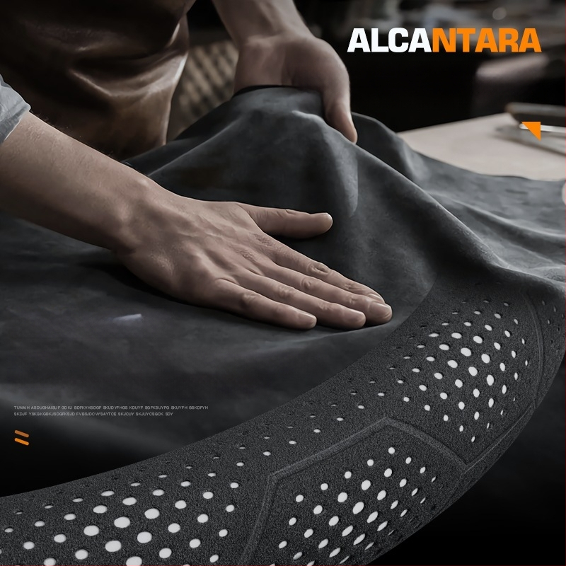 Κάλυμμα τιμονιού από σουέντ - universal για όλες τις εποχές, αρχικό στυλ, μάρκα Sulemei, εγκατάσταση ειδικά σχεδιασμένη για αυτοκίνητα.