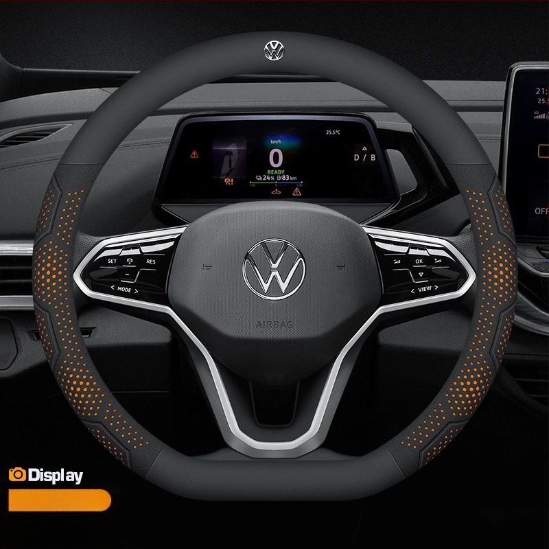 Κάλυμμα τιμονιού από σουέντ - universal για όλες τις εποχές, αρχικό στυλ, μάρκα Sulemei, εγκατάσταση ειδικά σχεδιασμένη για αυτοκίνητα.