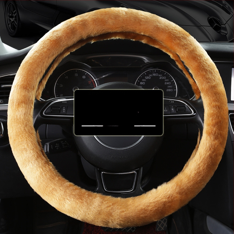 Morning κάλυμμα τιμονιού αυτοκινήτου — συνθετικό βελούρο, γενική εφαρμογή, χειμερινή χρήση, γενική συμβατότητα.