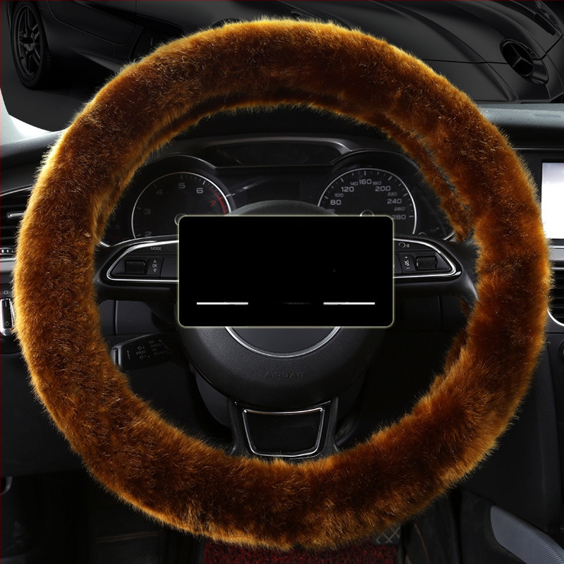 Morning κάλυμμα τιμονιού αυτοκινήτου — συνθετικό βελούρο, γενική εφαρμογή, χειμερινή χρήση, γενική συμβατότητα.