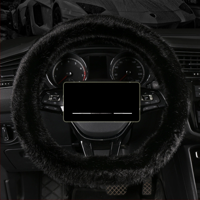 Morning κάλυμμα τιμονιού αυτοκινήτου — συνθετικό βελούρο, γενική εφαρμογή, χειμερινή χρήση, γενική συμβατότητα.