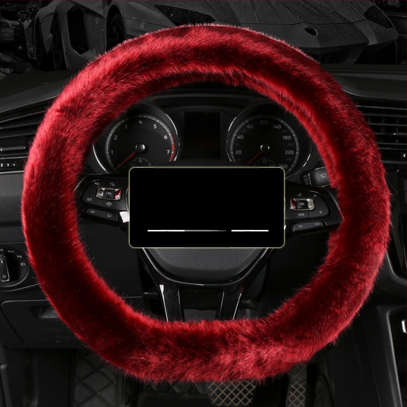 Morning κάλυμμα τιμονιού αυτοκινήτου — συνθετικό βελούρο, γενική εφαρμογή, χειμερινή χρήση, γενική συμβατότητα.