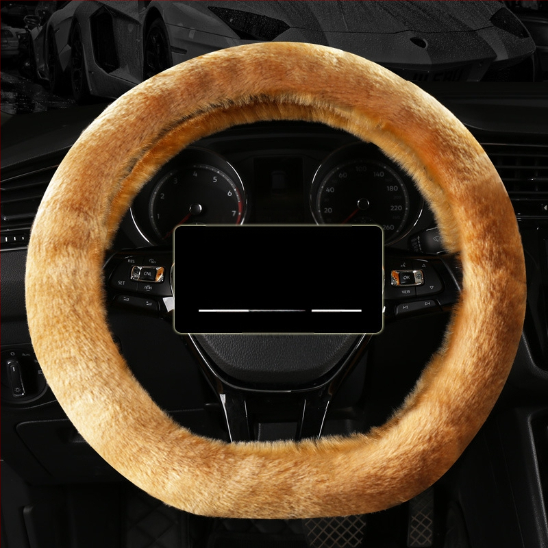 Morning κάλυμμα τιμονιού αυτοκινήτου — συνθετικό βελούρο, γενική εφαρμογή, χειμερινή χρήση, γενική συμβατότητα.