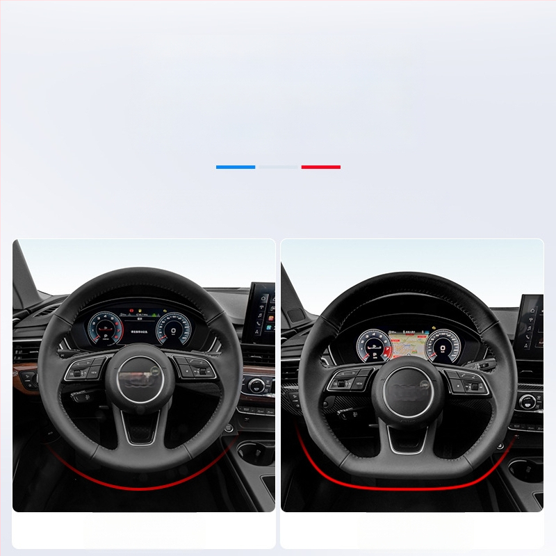 Κάλυμμα τιμονιού από γνήσιο δέρμα, αθλητικό στυλ, καθολική εφαρμογή τεσσάρων εποχών, εγκατάσταση ειδικού αυτοκινήτου