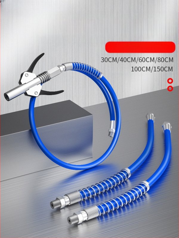 Grease pistoles piederumu komplekts: šļūtene, sprādzienizturīgs savienojuma caurule, rokas pistoles galva, uzgalis un caurules pagarinājums — Zīmols: Other; Modelis: Other; Pieteikuma joma: Other