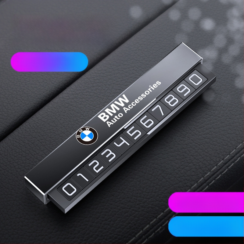 Double heng semn parcare metalic pentru interiorul mașinii – personalizabil cu imprimare logo