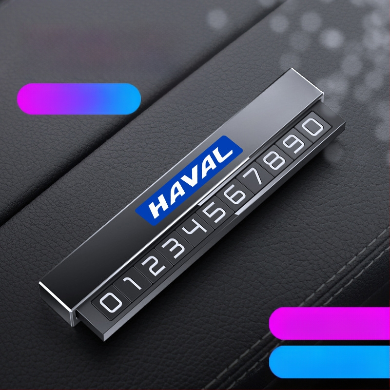 Double heng semn parcare metalic pentru interiorul mașinii – personalizabil cu imprimare logo