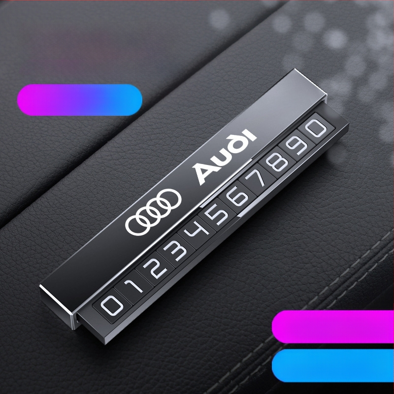 Double heng semn parcare metalic pentru interiorul mașinii – personalizabil cu imprimare logo