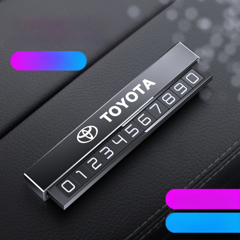 Double heng semn parcare metalic pentru interiorul mașinii – personalizabil cu imprimare logo