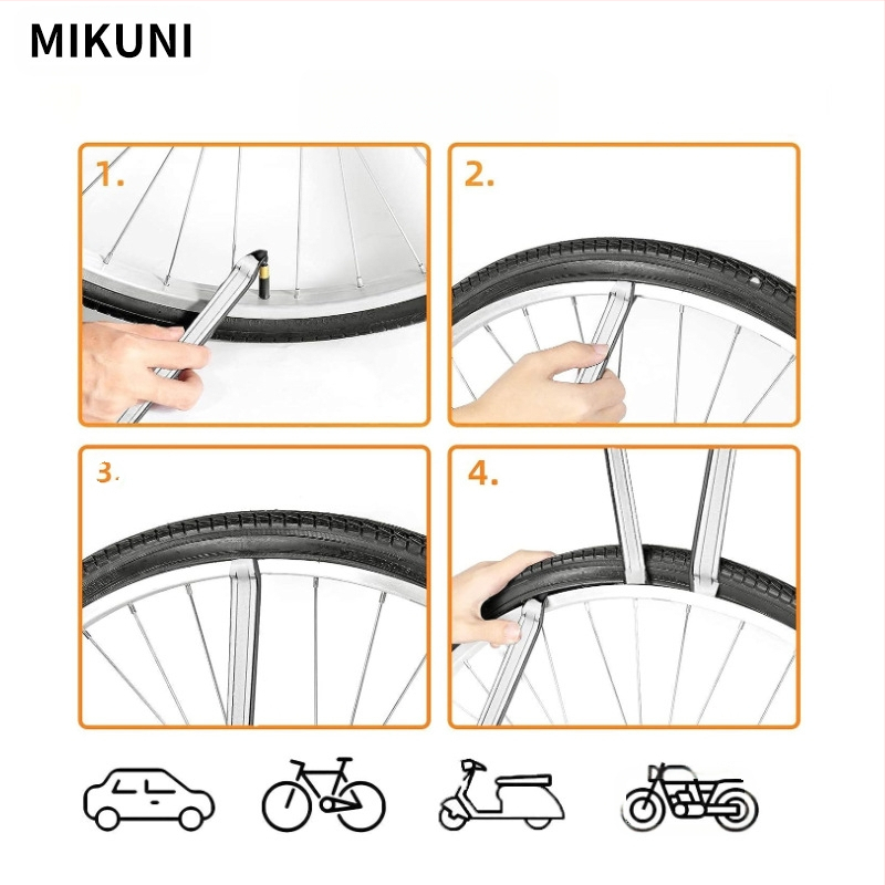 MIKUNI RG5024 Gumiabroncs-eltávolító szerszám, karbonacél, Körkörös és sík végek, Robbanásbiztos, Autóhoz