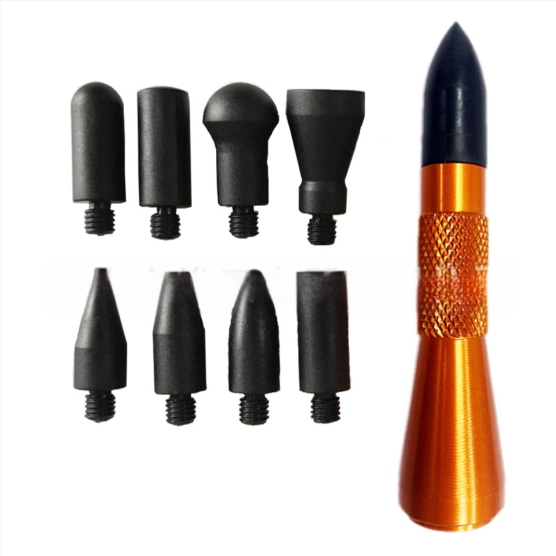 Autó horpadásjavító eszközkészlet kampókkal és emelővasakkal, 20 darabos ötvözött acél