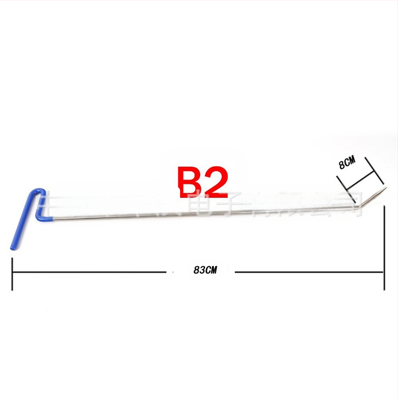 Autó horpadásjavító eszközkészlet kampókkal és emelővasakkal, 20 darabos ötvözött acél