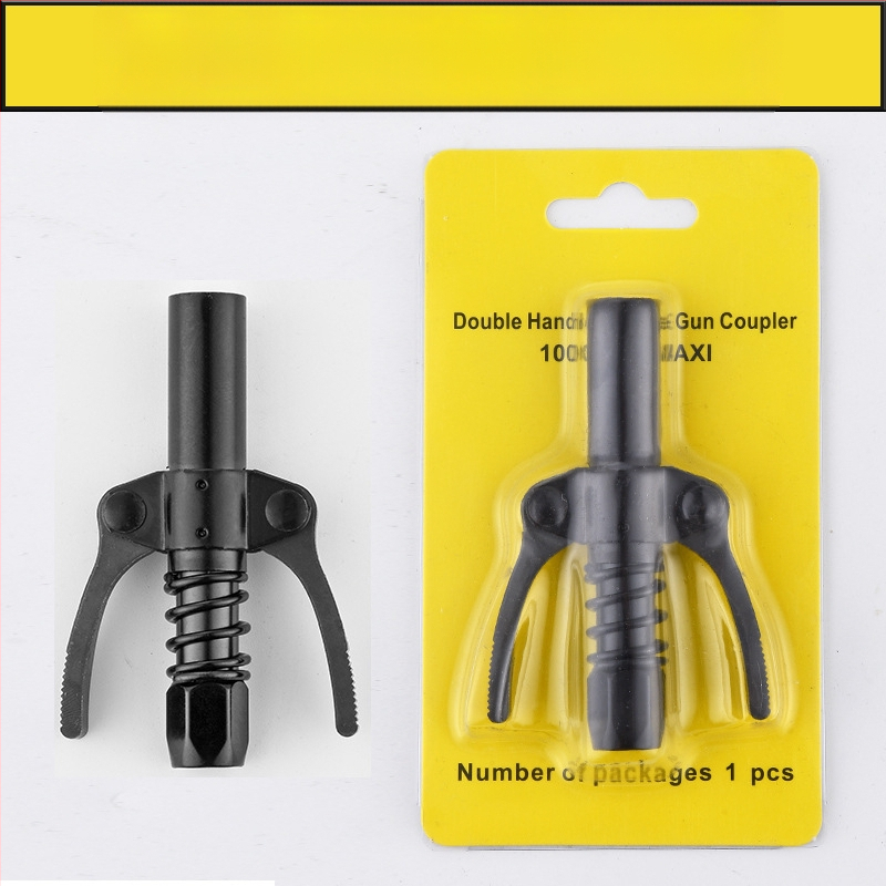 Zárható clamp típusú magasnyomású zsírzófej rozsdamentes acélból, 17000 psi, kézi pneumatikus kiegészítő zsírzópisztolyhoz