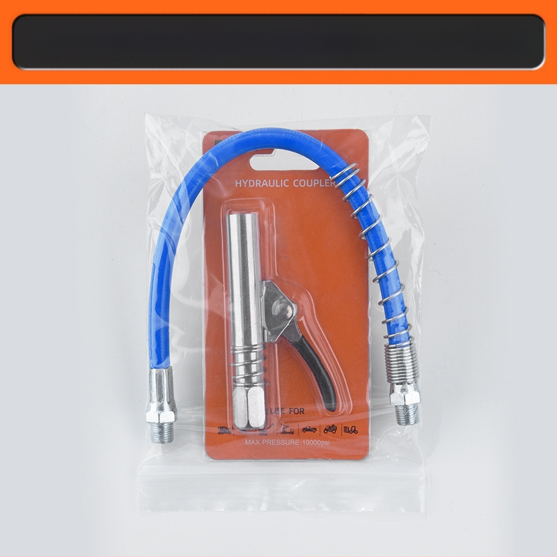 Zárható clamp típusú magasnyomású zsírzófej rozsdamentes acélból, 17000 psi, kézi pneumatikus kiegészítő zsírzópisztolyhoz