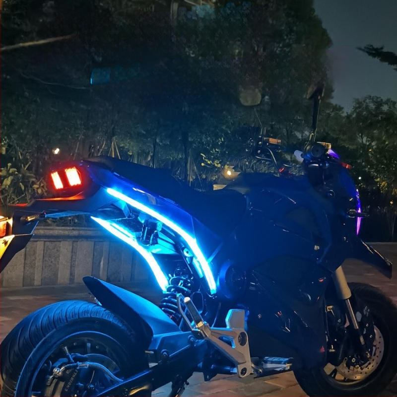 Kulm-LED mootorratta valgus – mudel Motorcycle Scanning Water Light, materjal Akrüül, võimsus 5, tööiga 10000 h