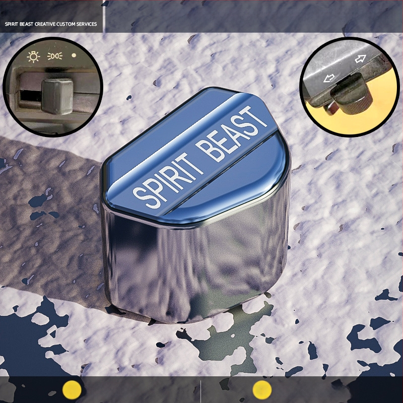 Spirit Beast modificare comutator pentru motocicletă electrică, compatibilă cu Honda CB190 — buton de comutare la ghidon și capac universal pentru far