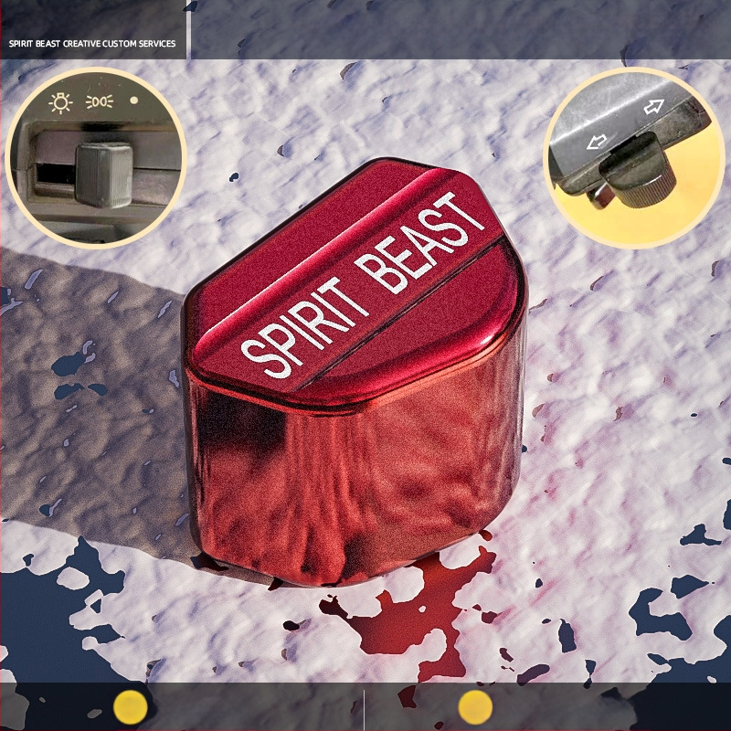 Spirit Beast modificare comutator pentru motocicletă electrică, compatibilă cu Honda CB190 — buton de comutare la ghidon și capac universal pentru far