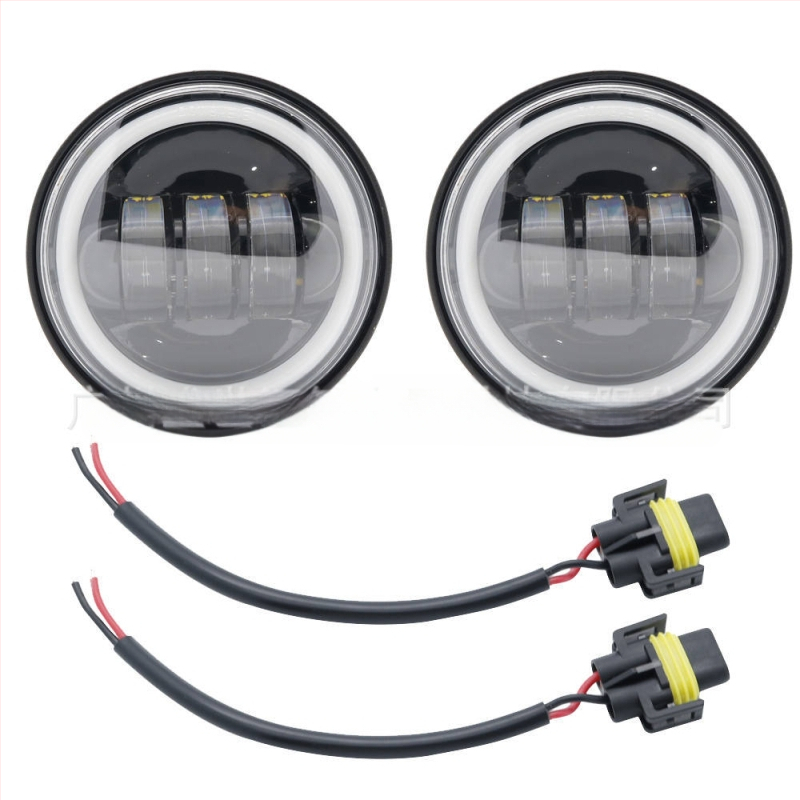 Motociklo miglos lempos gaubtas - aliuminio lydinys, 12V, 30W, 3000LM, IP67