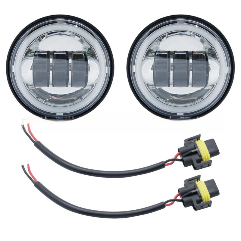 Motociklo miglos lempos gaubtas - aliuminio lydinys, 12V, 30W, 3000LM, IP67