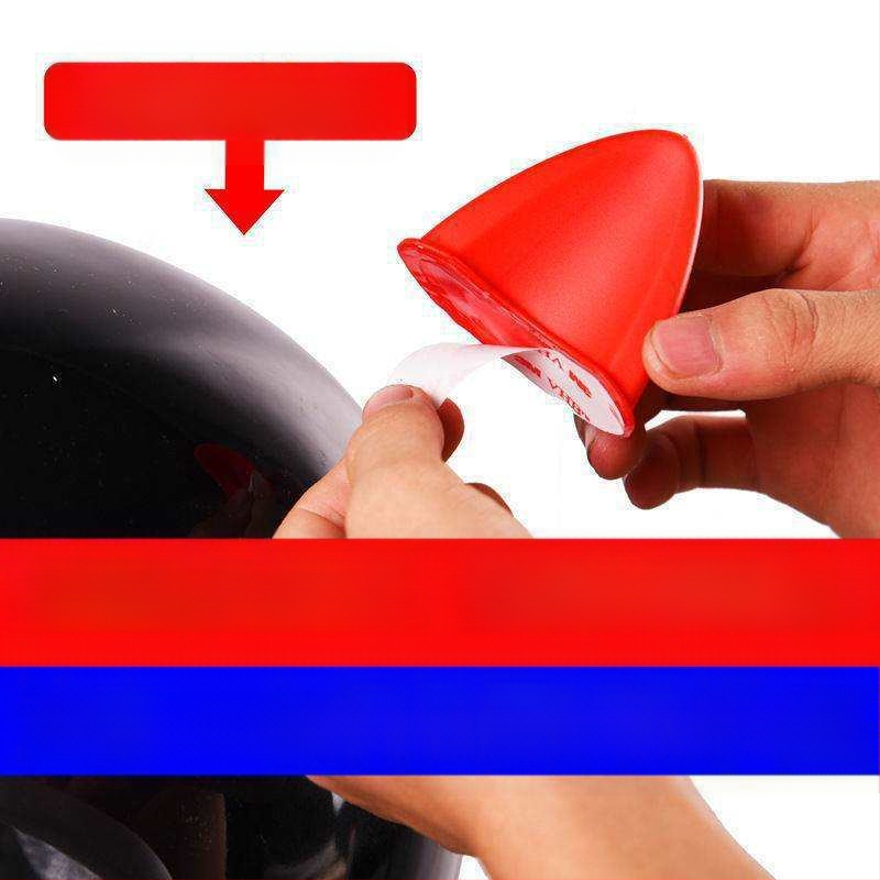 Decorațiune pentru cască cu urechi de pisică pentru ciclism — ABS, Unisex, Potrivit pentru vârsta a treia, Brand Liang and Double