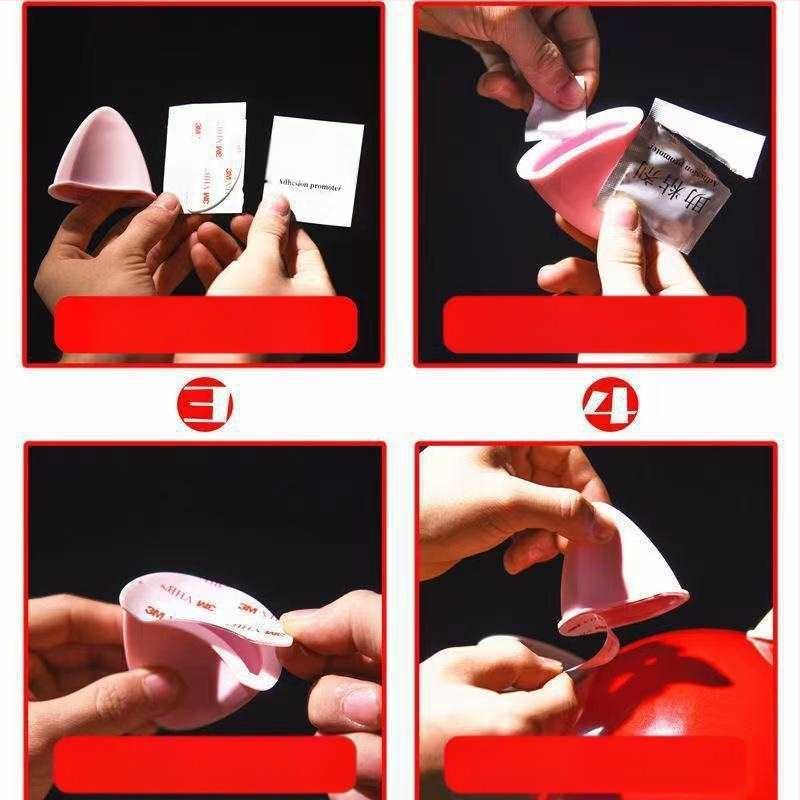 Decorațiune pentru cască cu urechi de pisică pentru ciclism — ABS, Unisex, Potrivit pentru vârsta a treia, Brand Liang and Double