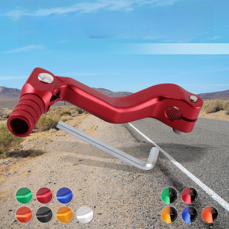 GOOFIT kovan aluminijska mjenjačka poluga, sklopivi dizajn, za CB250 cross-country motocikl (serija šipki E034-115-8-126-8)