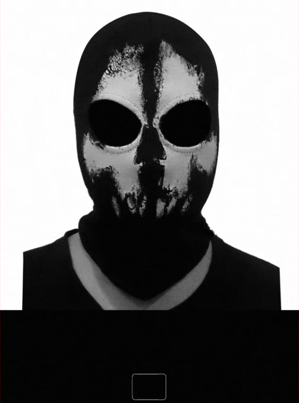 Dviračių kaukė, elastinis briaunotas audinys, Liruida prekės ženklas, unisex, be pritaikymo