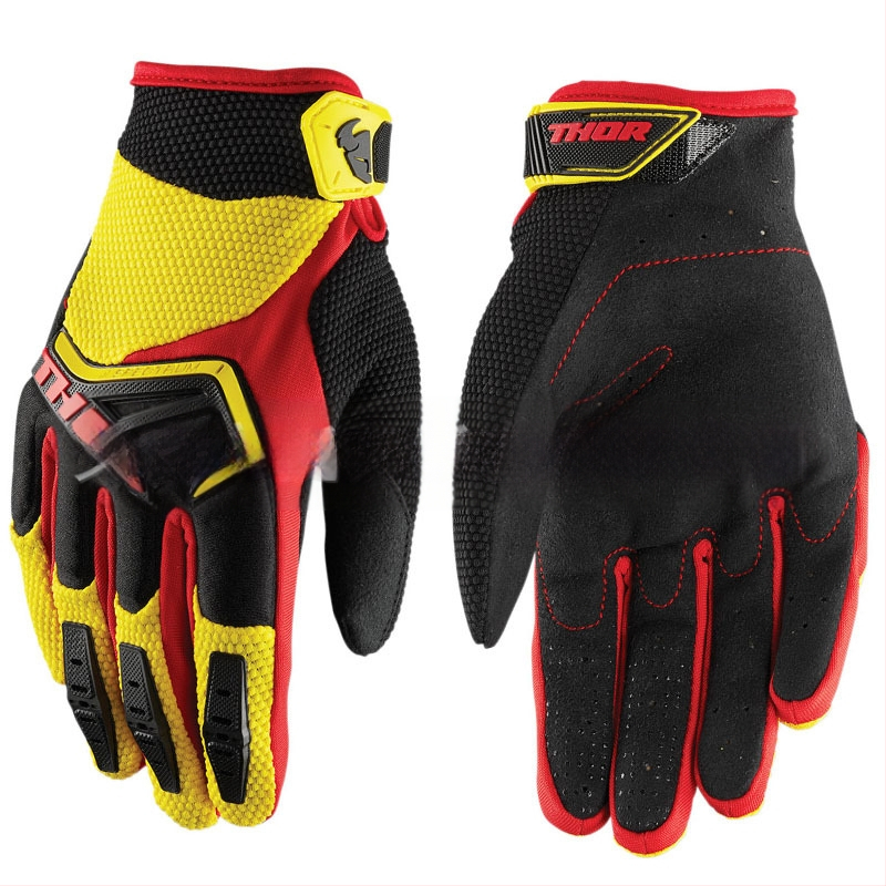 Офроуд ръкавици за мотоциклети, микрофибърни антихлъзгащи се, унисекс, за велосипедисти и състезатели, за възрастни