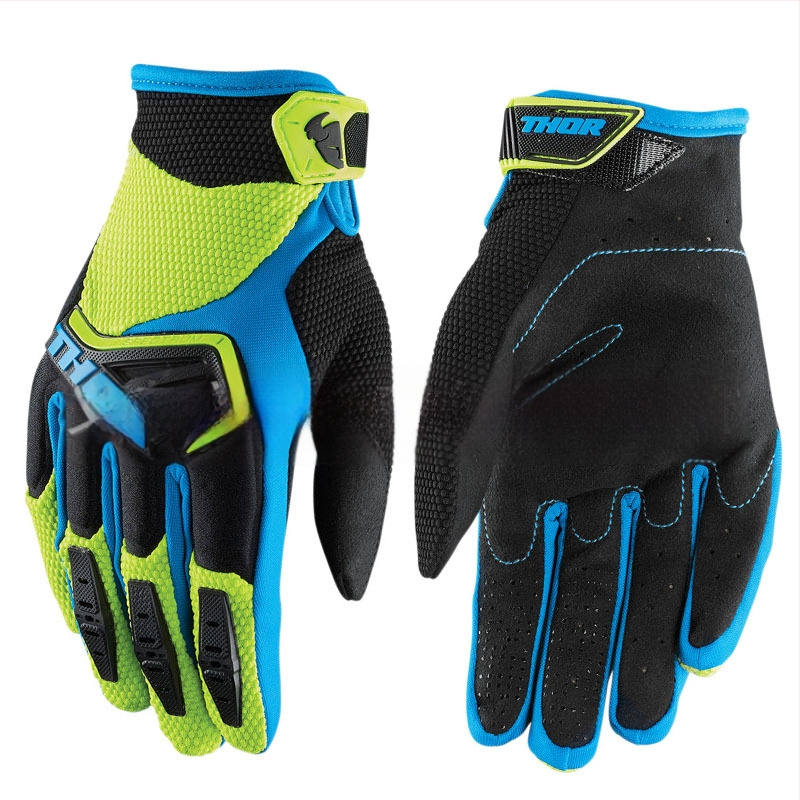Офроуд ръкавици за мотоциклети, микрофибърни антихлъзгащи се, унисекс, за велосипедисти и състезатели, за възрастни